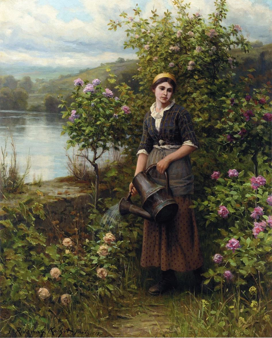 Innaffiare il giardino